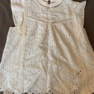 7 for All mankind lace blouse